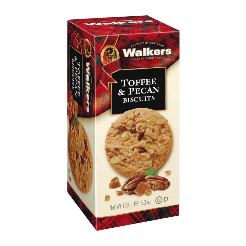 Toffee and Pecan Biscuits 150g / Walkers Kekse
